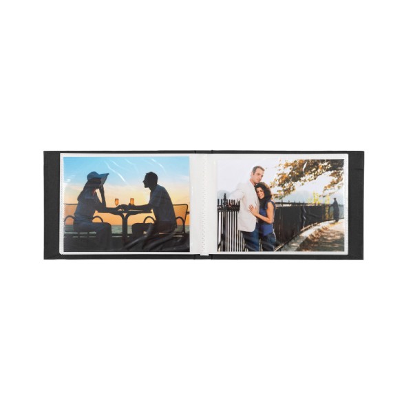 Insteek fotoalbum Mr & Mrs zwart 36 foto’s 10x15 - Model 1699